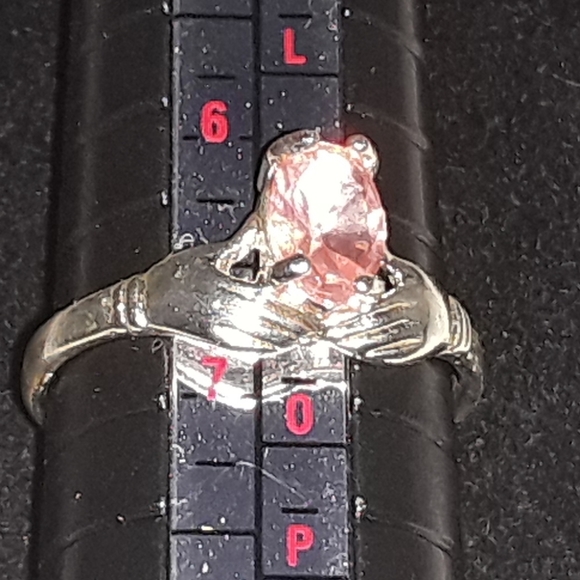 Sterling 925 silver claddagh ring - 6.5 - Picture 6 of 8